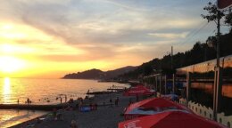 Пляж санатория Автомобилист