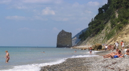 Пляж Скала Парус