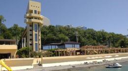 Пляж отеля Radisson  Lazurnaya