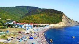 Городской пляж в Сукко