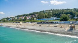 Пляж санатория Магадан