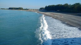 Пляж пансионата Литфонд