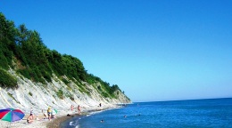 Центральный пляж в Кринице