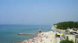 Пляж санатория Факел