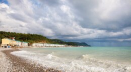 Центральный пляж Волконки