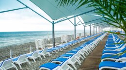 Пляж отеля Bridge Resort