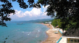 Пляж детского лагеря Орленок