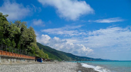 Центральный пляж в Аше