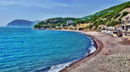 Пляж в Широкой Балке